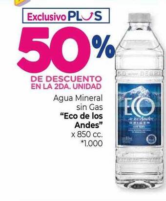 La Anonima Agua mineral sin gas oferta