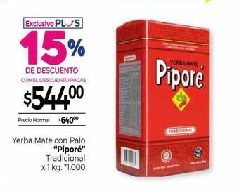La Anonima Yerba mate con palo oferta