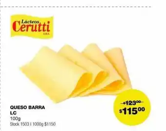 Atomo Conviene Queso barra lc oferta