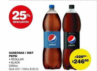 Atomo Conviene Gaseosa diet pepsi 25% descuento oferta