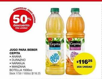 Atomo Conviene Jugo para beber cepita oferta