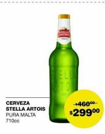 Atomo Conviene Cerveza stella artois pura malta oferta