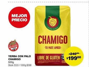 Atomo Conviene Yerba con palo chamigo oferta