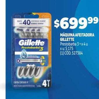 Makro Máquina afeitadora gillette prestobarba 3 oferta