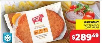 Makro Milanesas paty oferta