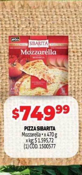 Makro Pizza sibarita mozzarella oferta