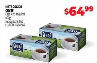 Makro Mate cocido crysf oferta