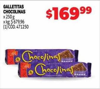 Makro Galletitas chocolinas oferta