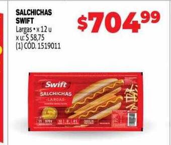 Makro Salchichas swift oferta