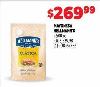 Makro Mayonesa hellmann's oferta