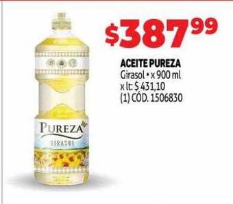 Makro Aceite pureza girasol oferta