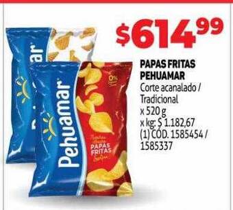 Makro Papas fritas pehuamar oferta