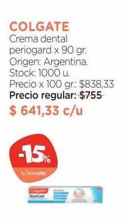 Farmacity Colgate crema dental periogard oferta