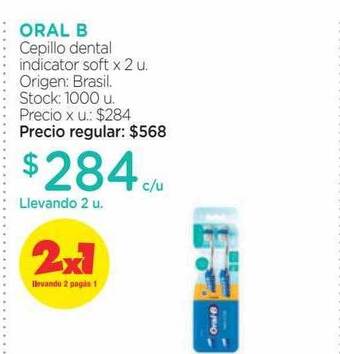 Oral b cepillo dental indicator soft