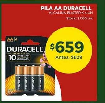 Super MAMI Pila aa duracell oferta