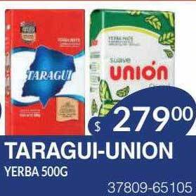 Masivos Taragui-union yerba oferta