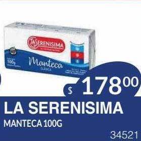 Masivos La serenisima manteca oferta