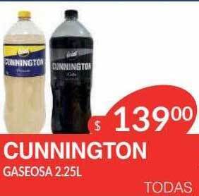 Masivos Cunnington gaseosa oferta