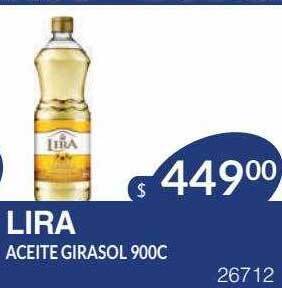 Masivos Lira aceite girasol oferta