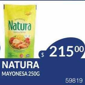 Masivos Natura mayonesa oferta
