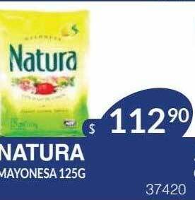 Masivos Natura mayonesa 125g oferta