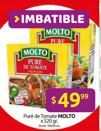 Cordiez Molto Puré de Tomate x 520gr oferta