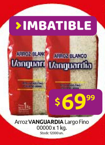 Cordiez Vanguardia Arroz Largo Fino 00000 x 1kg oferta