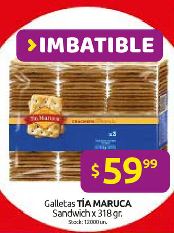 Cordiez Tía Maruca Galletas Sandwich x 318gr oferta