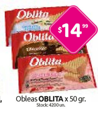Cordiez Oblita Obleas x 50gr oferta