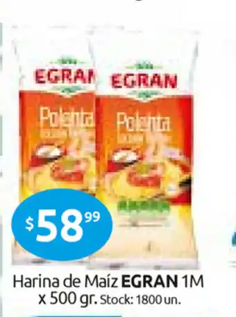 Cordiez Egran Harina de Maíz 1M x 500gr oferta