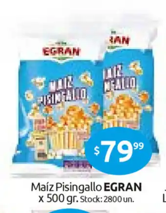 Cordiez Egran Maíz Pisingallo x 500gr oferta