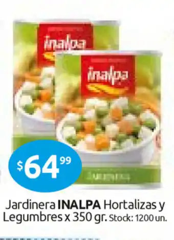 Inalpa Hortalizas y Legumbres Jardinera x 350gr