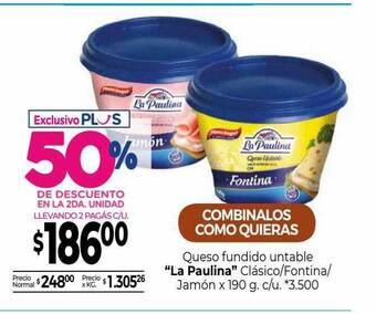 La Anonima Queso fundido untable oferta