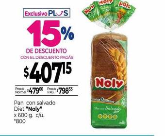 La Anonima Pan con salvado diet oferta