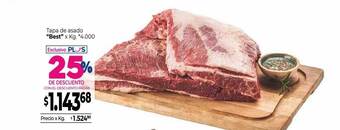 La Anonima Tapa de asado oferta