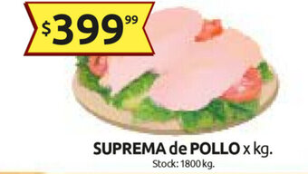 Cordiez Suprema de Pollo x kg oferta