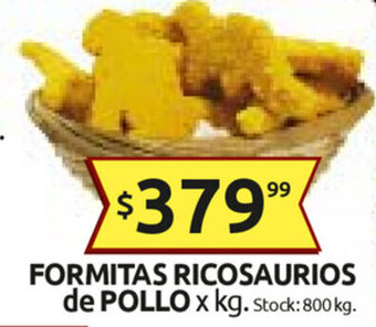 Cordiez Formitas Ricosaurios de Pollo oferta