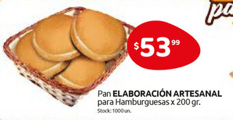 Cordiez Elaboración Artesanal Pan para Hamburguesas x 200gr oferta