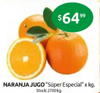 Cordiez Naranja Jugo Súper Especial x kg oferta