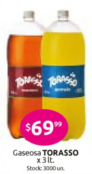 Cordiez Torasso Gaseosa x 3lt oferta