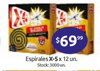 Cordiez X-5 Espirales x 12 un. oferta