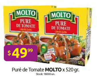 Cordiez Molto Puré de Tomate x 520gr oferta