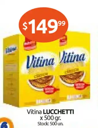 Cordiez Lucchetti Vitina x 500gr oferta