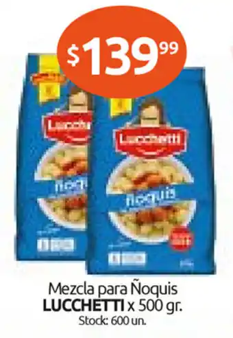 Cordiez Lucchetti Mezcla para Ñoquis x 500gr oferta
