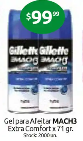 Cordiez Gillette Mach3 Extra Comfort Gel para Afeitar x 71gr oferta