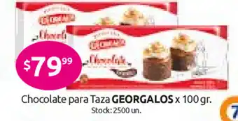 Cordiez Georgalos Chocolate para Taza x 100gr oferta