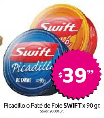 Cordiez Swift Picadillo o Paté de Foie x 90gr oferta