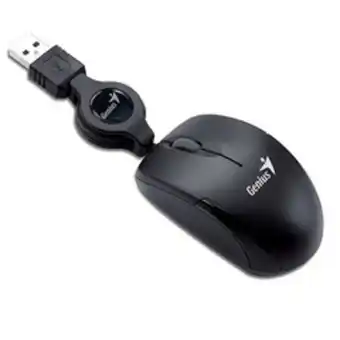Maitess Mouse genius microtraveler retractil v2 usb black oferta