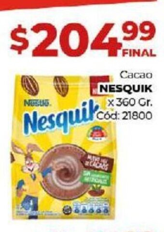 Diarco Nesquik Cacao oferta