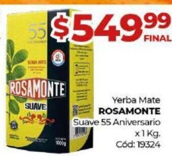 Diarco Rosamonte Yerba Mate oferta